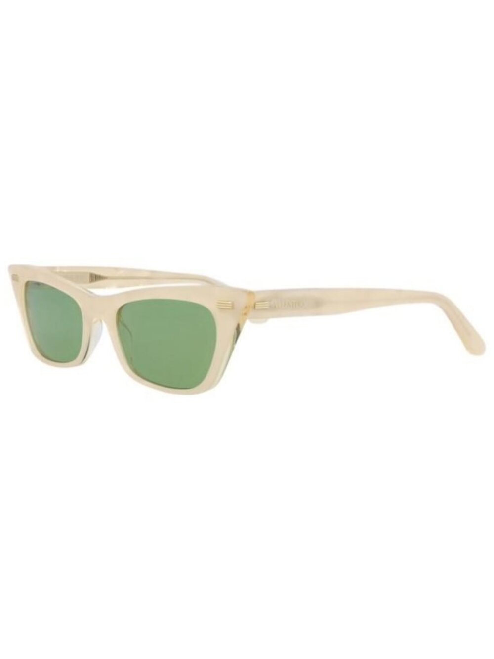 New Valentino Womens Cat Eye Pearl Pearl Green Fashion Designer Sunglasses